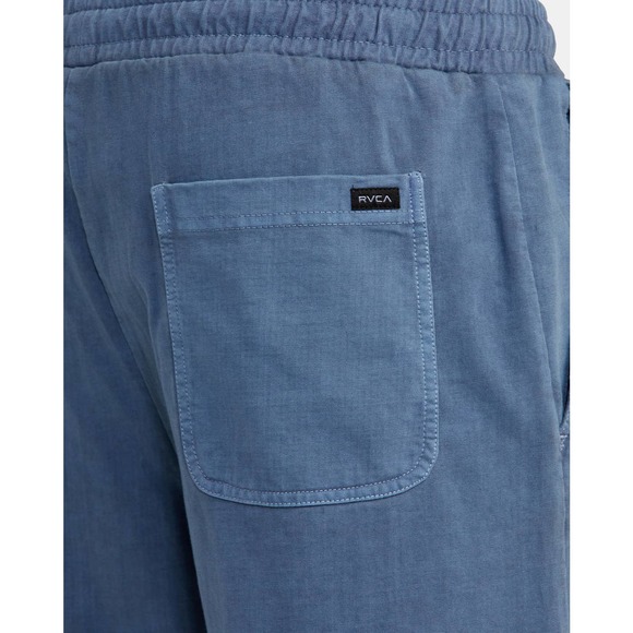 RVCA PTC Elastic Walk Shorts 18" Mens Small 100% Cotton AVYWS00163 Comfy Blue - Picture 6 of 8